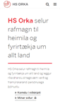 Mobile Screenshot of hsorka.is